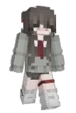 Mechamitsu Minecraft avatar full body