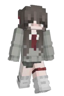 Mechamitsu Minecraft avatar full body