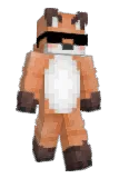 MedFOXy Minecraft avatar full body