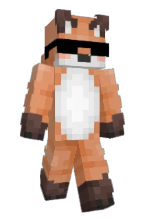 MedFOXy Minecraft avatar full body