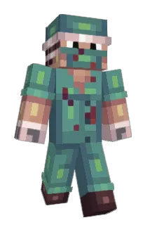MedicPeach Minecraft avatar full body