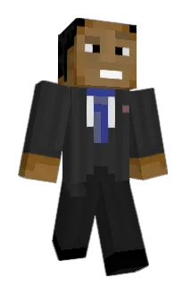Medverad Minecraft avatar full body
