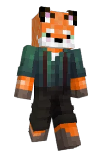 MeechiFox Minecraft avatar full body