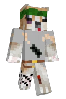 Megacreepdoge Minecraft avatar full body