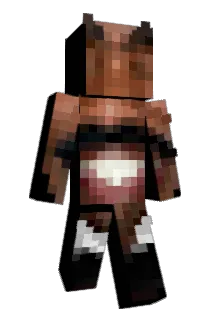 Megagirel Minecraft avatar full body