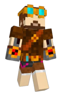 Megazordo Minecraft avatar full body