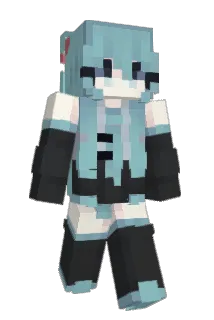 Megumiai Minecraft avatar full body