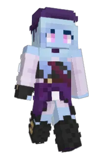 Mekayblueyyy Minecraft avatar full body