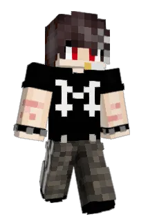 Melancholygoth Minecraft avatar full body