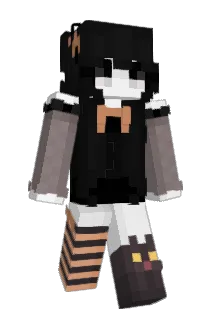 Melkmeisje Minecraft avatar full body
