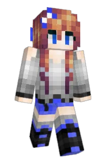 Mellinscher Minecraft avatar full body