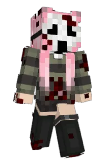 MelodyFoxVtuber Minecraft avatar full body