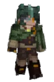 Melu Minecraft avatar full body
