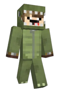 Memosaurio Minecraft avatar full body