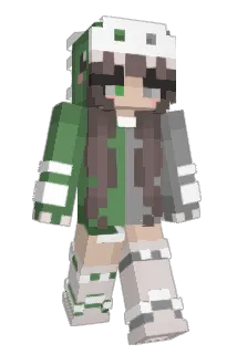 Menthol Minecraft avatar full body