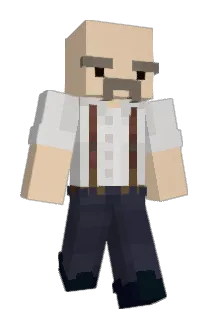 Merchantted Minecraft avatar full body