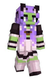 Mermerah Minecraft avatar full body