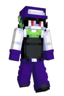 Metalic Minecraft avatar full body