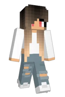 MiaBach Minecraft avatar full body