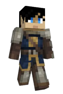 Midknightess Minecraft avatar full body