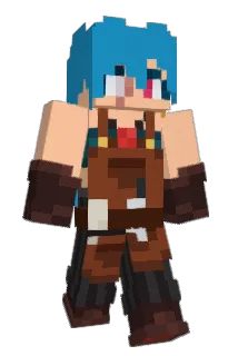 Midodori Minecraft avatar full body