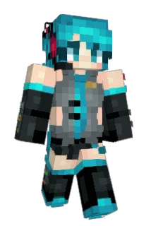 Migutune Minecraft avatar full body