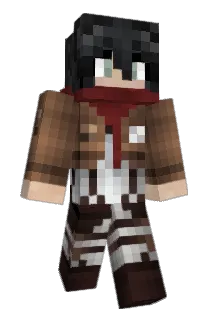 Mikasa18 Minecraft avatar full body