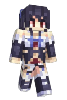 MikoHecate Minecraft avatar full body