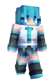 Mikuzipp Minecraft avatar full body