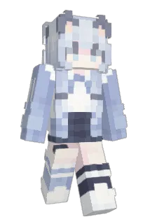 MilkKd Minecraft avatar full body