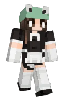 MilkMaideu Minecraft avatar full body