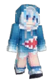 Milk_chan Minecraft avatar full body