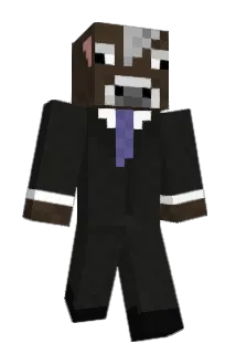 MilkingCow Minecraft avatar full body