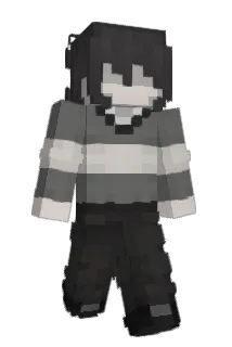 Milkteaism_ Minecraft avatar full body