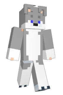 MiloHusky Minecraft avatar full body