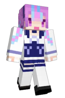 MinatoAquaKawaii Minecraft avatar full body
