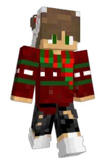Minenovec Minecraft avatar full body