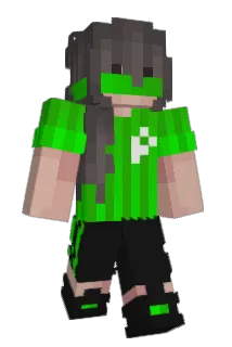 Minhoquito Minecraft avatar full body