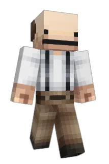 Minigameren Minecraft avatar full body