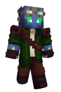 Minimalny Minecraft avatar full body