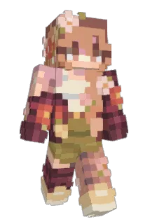 Minntee Minecraft avatar full body