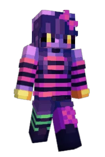 MishaTheFox Minecraft avatar full body
