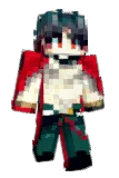 Miskaande Minecraft avatar full body
