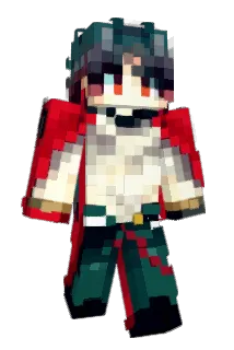 Miskaande Minecraft avatar full body