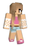 MissChau Minecraft avatar full body