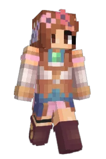 MissFlocke Minecraft avatar full body