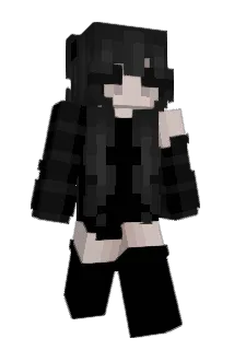 MissRainbowblack Minecraft avatar full body