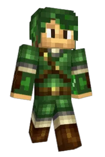 MkZock Minecraft avatar full body