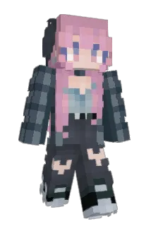MlecznaLala Minecraft avatar full body
