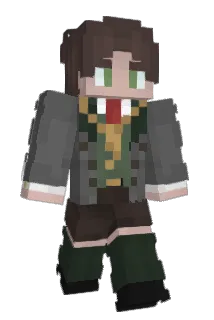 Moaterowy Minecraft avatar full body